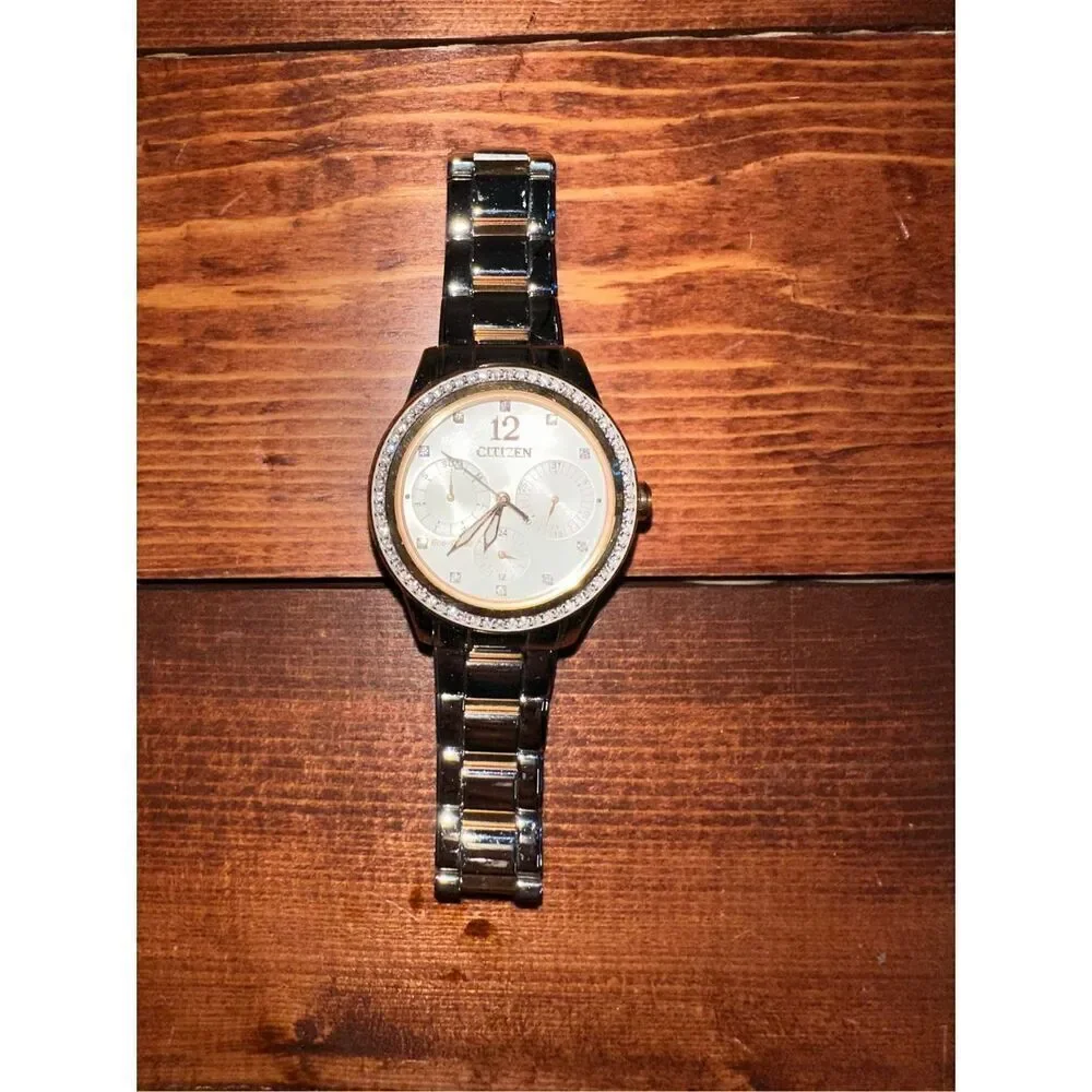 Citizen Eco-Drive Silhouette Two-Tone Rose Gold Watch FD2016-51A